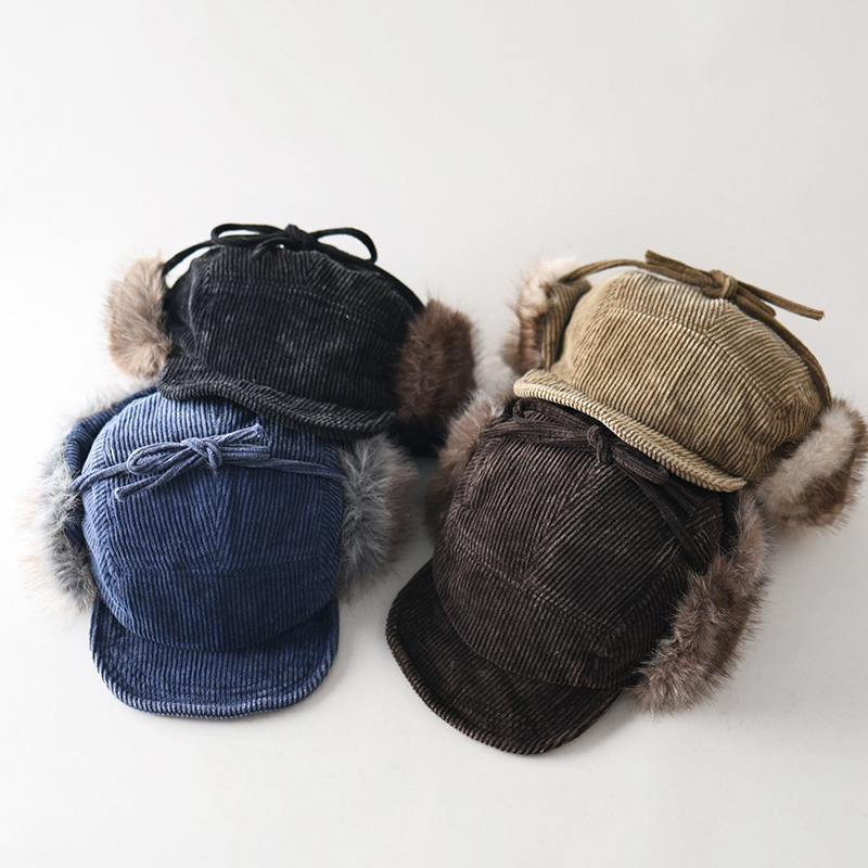 Corduroy Cap 5 Panel - Kadife Kordonlu Bombacı Şapka, 5 Panelli,