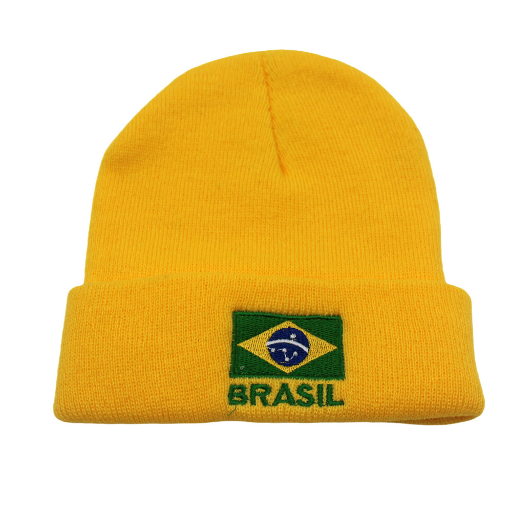 Uniseks Brezilya Bayraklı Bere - Beanie Cuffed Knit incelemesi ve fiyatı