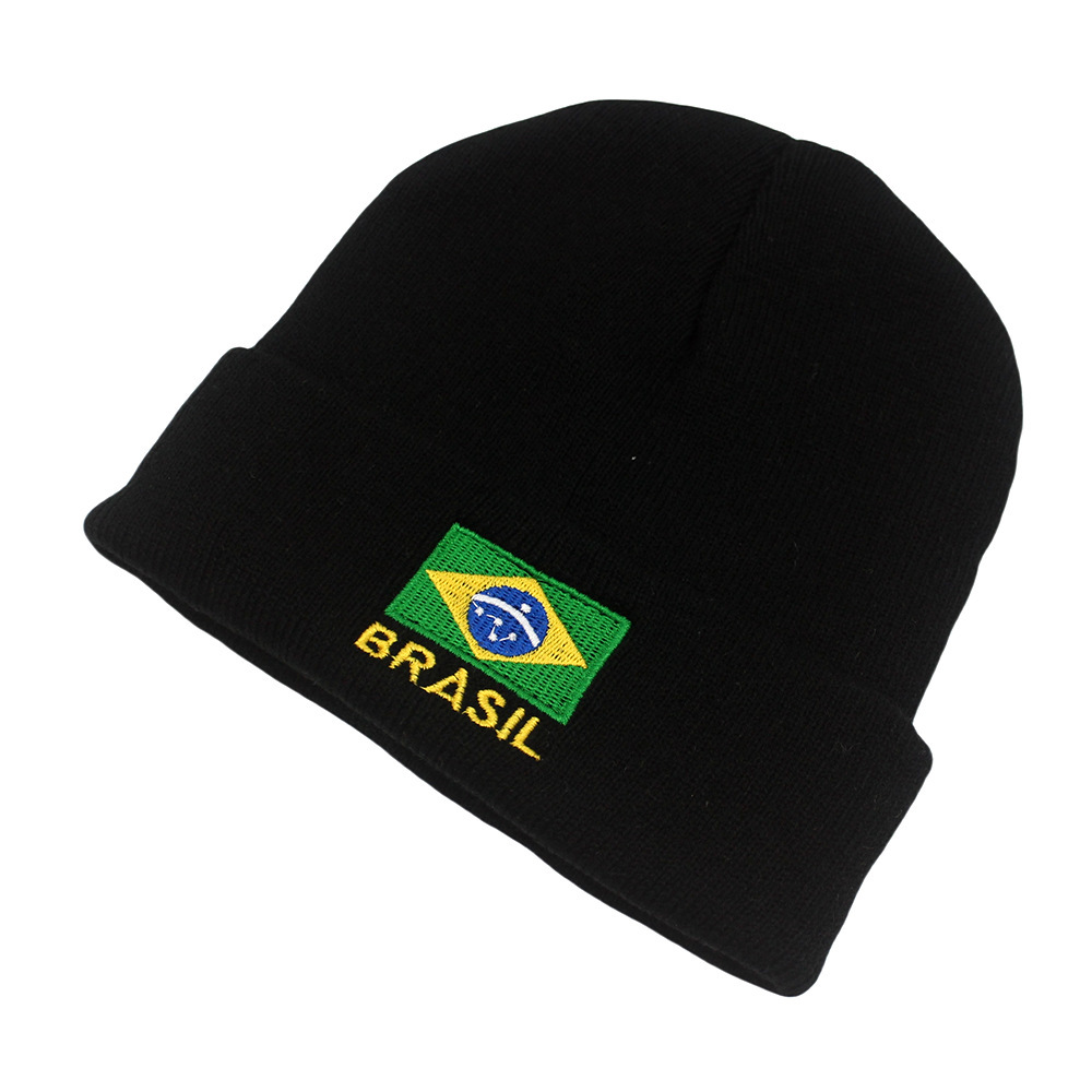 Uniseks Brezilya Bayraklı Bere - Beanie Cuffed Knit incelemesi ve fiyatı