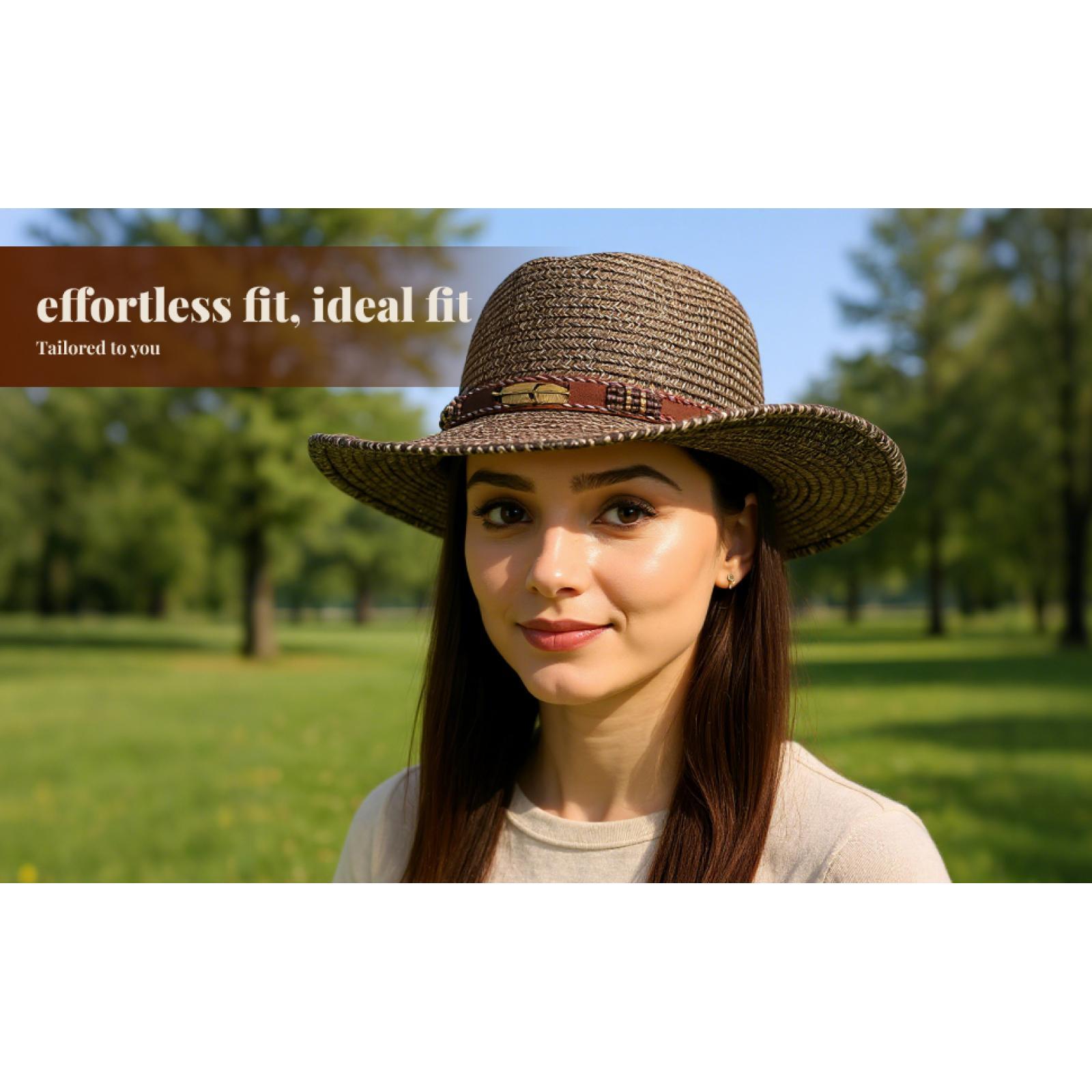 Unisex Erkek Kadın Güneş Şapka - Cowboy Hat Straw incelemesi ve fiyatı